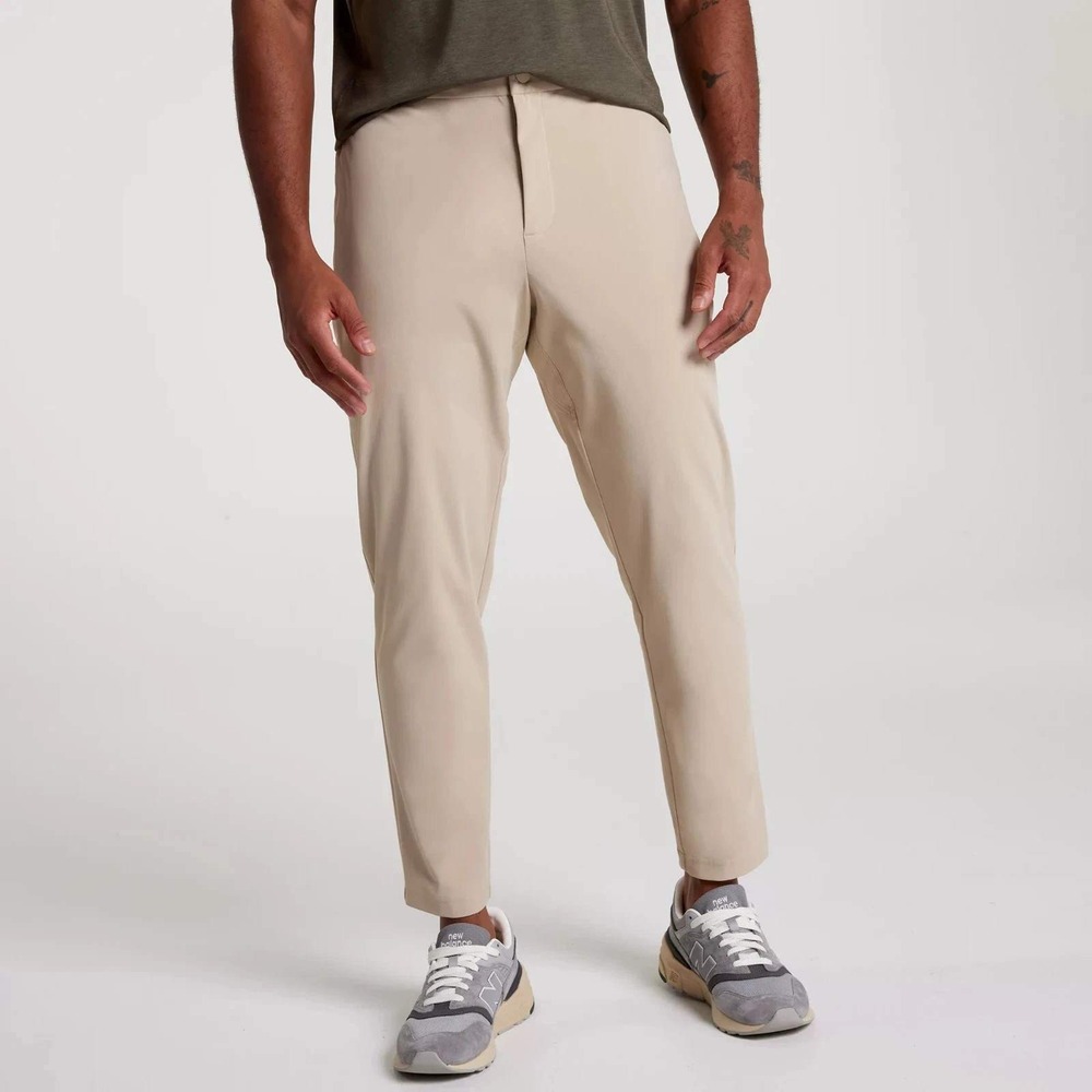 VRST All Day Every Day Slim Taper Pant Mens Sand Performance Trousers Size XXL